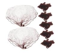 TOPPERFUN 100 pièces Filets à Cheveux Invisibles Élastiques Filet Chignon Maille Fine avec Bord Élastique Couvre-chef pour Danse Ballet Ajustable et Confortable pour Femmes