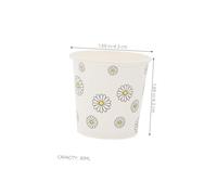 TOPPERFUN 100 pièces Mini Paper Cups Disposable Souffle Cups For Ketchup And Beverage Sampling Portable And Biodegradable For Home
