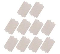 TOPPERFUN 10Pièces Plaque de Mica Isolante pour Four à Micro Ondes Lot pour Réparation Protection des Guides Ondes Résistantes Chaleur à Vos Besoins