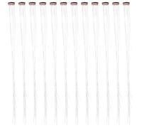 TOPPERFUN 12 Pièces Extensions à Clip sans Couture avec Fils Pailletés Accessoires Ethniques pour Tresses de Fête
