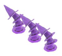 TOPPERFUN 12 Pièces Mini Chapeaux de Halloween Couvre Bouteilles de Vin Décoratifs Accessoires de Fête pour Créer une Ambiance Festive