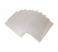 TOPPERFUN 12 Pièces Plaque Mica pour Micro Ondes Accessoire de Remplacement pour Isolation Thermique Protection Graisses Facile à Couper à Installer