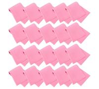 TOPPERFUN 125 Pièces Bavoirs Jetables pour Tatouages 457x324 Mm, Tampons de Nettoyage en Film Composite, Nappe Hygiénique Rose Foncé pour Nail Art et Soins Esthétiques, Fournitures
