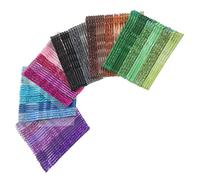 TOPPERFUN 144 Pièces Épingles à Métalliques Colorées Pailletées Accessoires Filles Clips de Ondulés pour Types
