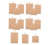 TOPPERFUN 15 pièces Sacs Rechargeables Kraft pour Lotion Pochettes de Voyage Portables Légères Sacs Compacts pour Cosmétiques et Soins Recharge Facile et Lot Pratique pour Trousse de