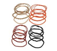 TOPPERFUN 16 pièces Élastiques à Cheveux Vintage Accessoires de Coiffure et Filles Parfaits pour Chignons Queues de Cheval et Tresses pour ou Utiliser
