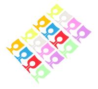 TOPPERFUN 16 pièces Silicone Wine Glass Charms Reusable Drink Tags Wine Glass Identification Markers Party Supplies Set