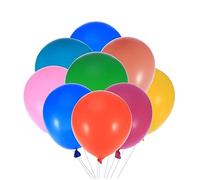 TOPPERFUN 18Pièces Ballons Latex Ronds pour Décoration Anniversaire de Mariage Couleurs Mélangées Amusants pour Garçon Fille