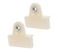 TOPPERFUN 1paire Clips De Support Pour Vitre De Porte Universels Pour Voitures Et Camions Beige Fixation Et Sécurisée