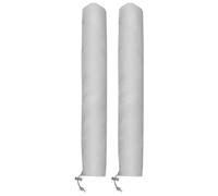 TOPPERFUN 1paire Couvre-Lames Essuie-Glace Universels Manchons Anti-Pluie pour Véhicules Couleur Grise Installation Facile Et