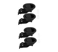 TOPPERFUN 2 Ensembles Sofa Handle Backle Accessoires Pièce Jointe Fauteuil Inclinable Les Pièces Fauteuils Inclinables Libérer Poignée Canapé Inclinable Remplacement Universel Plastique Noir