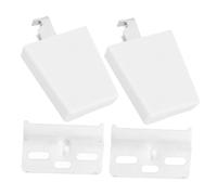 TOPPERFUN 2 Ensembles Supports de Fixation Murale pour Armoires de Cuisine de Brackets de Support Angle Robustes et pour Meubles et Rangement
