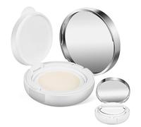 TOPPERFUN 2 pièces Boîte Poudre Compacte Portable Contenant Poudre Résistant et Léger Boîte Maquillage Rechargeable pour Femmes Pratique pour Voyage et Usage Quotidien