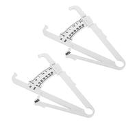 TOPPERFUN 2 pièces Calibre de Peau Mesureur de Graisse Manuel pour Hommes et Femmes Outil Analyse Du Taux de Graisse