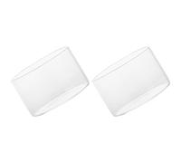 TOPPERFUN 2 Pièces Coupe Dessert en Verre, Coupe de Crème Glacée, Verre Transparent, pour Pudding, Yaourt et Dessert, Service Alimentaire, Boulangerie, Boutiques et Petites Entreprises