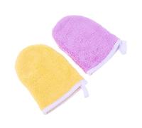 TOPPERFUN 2 Pièces Démaquillants Microfibre Très Fins Pour Nettoyage Visage Doux Réutilisables Et Adaptés à Différents Types De Peau Accessoires Pratiques Pour Voyage Et Soins Quotidie