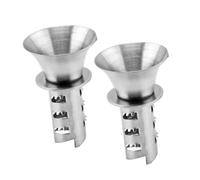 TOPPERFUN 2 pièces Extracteur Manuel Inoxydable Compact pour Jus d'Agrumes Presse Orange et Citron Facile à Utiliser Maison et Commerce 2pcs