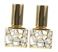 TOPPERFUN 2 Pièces Flacon Vaporisateur Parfum Rechargeable Verre Portable pour Voyage et Échantillons Mini Bouteille Spray pour Fragrances et Cosmétiques