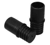 TOPPERFUN 2 pièces Lot Embouts Filetés pour Manches Balai Adaptateurs Plastiques pour Tiges Droites Métalliques Compatibles Balais Vadrouilles et Brosses Connexion Sécurisée