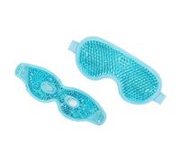 TOPPERFUN 2 pièces Masques Oculaires Refroidissants Poches de Gel Souples pour Soulager Yeux Gonflés Confortables et Réutilisables pour Détente et Thérapie Froid Chaud