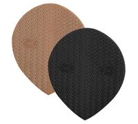 TOPPERFUN 2 pièces Patins Semelle Chaussures Antidérapants Talon Patch Remplacement Coussinets Confortables pour Réparation Semelles Usées Moyenne