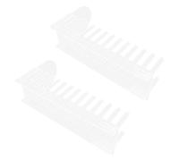 TOPPERFUN 2 Pièces Présentoir en Acrylique à 12 Emplacements Moderne | Construction Robuste et Design Transparent, pour Stands de Marché, Présentoir de Table Professionnel