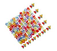 TOPPERFUN 20 Ensembles pinces à cheveux hawaïennes faux leis faire la fête fausses fleurs collier guirlande collier de fleurs Couronne d'Hawaï guirlande d'Hawaï chiffon Couleur Aléatoire