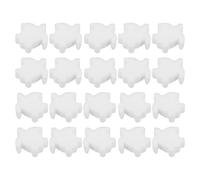 TOPPERFUN 20 Pièces de Tortue Blanche Éponge Absorbante pour Piscine et Spa | Mousse Douce Non Rayante, Flotte en Usage Passif, pour Lotions Corporelles et Entretien des Surfaces