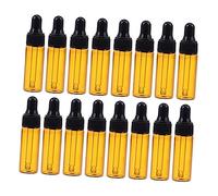 TOPPERFUN 20 pièces Flacons avec Pipette Bouteilles Échantillons pour Huiles Essentielles et Cosmétiques Pratiques et Non Fuyantes