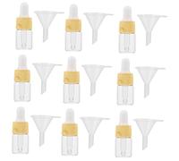 TOPPERFUN 20 pièces Lot de Flacons avec Pipette et Entonnoir Bouteilles Vides Rechargeables pour Huiles Essentielles et Lotions Opaque sans Fuite pour Voyage et Usage Quotidien