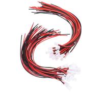 TOPPERFUN 20 pièces Pin Terminal Connector Wire Pitch Balance Plug Extension Lead Cable For Printer Accessories Flexible Wire Set