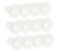 TOPPERFUN 200pièces Semi-permanent U-shaped Silicone Pigment Cups Small Ink Holders for Tattoo and Microblading Kits