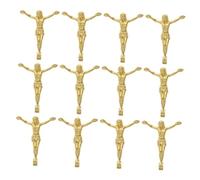 TOPPERFUN 20pièces Pendentifs Croix Dorées Alliage Charms Crucifix Religieux pour Créations De Bijoux Bracelets Et Colliers