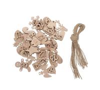 TOPPERFUN 24 Pièces Décorations de Noël avec Étiquettes Numérotées pour Calendrier de Compte Ornements Suspendus pour et Décorations de Sapin de Noël