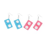 TOPPERFUN 2paires Boucles Oreilles Pendantes Créatives Forme De Planche Médicale Cadeau Pour Infirmière Design Unique Et Confortable
