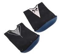 TOPPERFUN 2pièces Bavoirs Lavables Pour Adultes Femmes Et Hommes Grands Bavoirs Imperméables Pour Repas Et Protection Des Vêtements