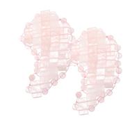 TOPPERFUN 2pièces Masque Froid Pour Yeux Jade Cache-œil De Voyage Pour Dormir Outil De Massage Unisexe