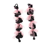 TOPPERFUN 2pièces Perruques de Princesse pour Filles Queues de Cheval Tressées Perruques pour Petites Filles Postiches Tressés pour Garçon Extensions de Cheveux pour Cosplay et Fêtes
