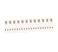TOPPERFUN 3 Ensembles Souhaignant Le Pendentif en Bouteille Petites Flacons Souhaitant Petits Pots Pot Mignon Bouteilles Miniatures pour Pots De Sorts Coloré Faire La Fête Bois 12 Pièces * 3
