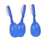 TOPPERFUN 3 pièces Lot de Brosses à Dents Petite Tête Souple pour Prisons Nettoyage Zones Difficiles Format Compact et Léger Usage Sécurisé Établissements de Réhabilitation