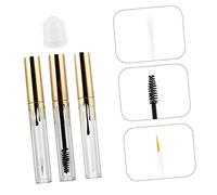 TOPPERFUN 3 pièces Tube de Mascara Vide Plastique pour Contenants Cosmétiques Bouteilles de Gloss à et Eyeliner pour DIY et Échantillons