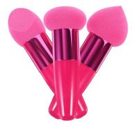 TOPPERFUN 3pièces Pinceaux Fond Teint Applicateurs Stylos Maquillage Visage Éponges Fond De Teint Pinceau Pour De Pinceau Anticernes