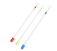 TOPPERFUN 3pièces Stylo à Dessin pour Nail Art à Points Set de Blancs Outil de Précision pour Motifs et Peinture sur Ongles