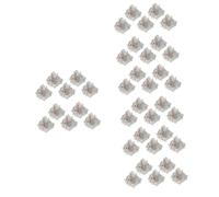 TOPPERFUN 4 Ensembles Clavier Mécanique Mahjong Clavier Mecanique Mechanical Keyboard Calme Rétro-éclairé Pièce De Rechange pour Mécanique Pièce De Commutation Unique 10 Pièces * 4