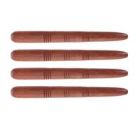 TOPPERFUN 4 PCS Bâton de Massage, Acupression Pieds en Bois Marron, Outil Manuel de Massage des Méridiens pour la Maison, Portable Acupoint Massag·e Stick for Foot, Hand and Full Body Muscle Relief