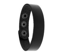 TOPPERFUN 4 pièces Bracelet Cuir DIY pour Hommes et Femmes de Bracelets Simples Cuir Vachette Accessoires Élégants pour Sorties pour Couples et Amoureux Noir Rétro