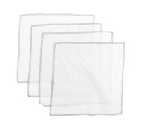 TOPPERFUN 4 pièces Chiffons de Nettoyage Coton pour Chaussures Lingettes Douces pour Polissage Élimination Poussière Protection Surface Accessoires Compacts pour Entretien Quotidien et