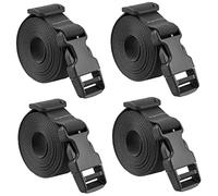 TOPPERFUN 4 pièces Sangles Élastiques Bagages Sangles Réglables Nylon Robustes pour Fixation Coffre Toit Cordes Multi-usages Sécurisant Valises Camping et Voyages