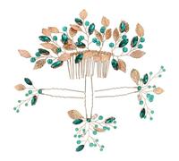 TOPPERFUN 4 pièces Set de Épingles Chinoises Artisanales pour Mariage Accessoires Cheveux Strass Vintage Peignes Décoratifs pour Mariée Demoiselles Honneur et Femmes Style Rétro Élégant