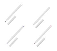TOPPERFUN 4 pièces Stylo Marqueur Peau pour Tatouage et Sourcils Encre Marqueurs de Positionnement Précis pour Salon de Beauté Couleurs Blanches Noires Violettes et Rouges